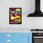 Quadro Cozinha Retrô Pin Ups Lanchonete