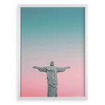 Quadro Cristo Redentor - Candy Colors
