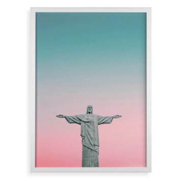 Quadro Cristo Redentor - Candy Colors