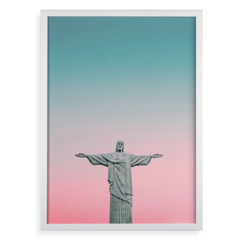 Quadro Cristo Redentor - Candy Colors