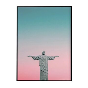 Quadro Cristo Redentor - Candy Colors