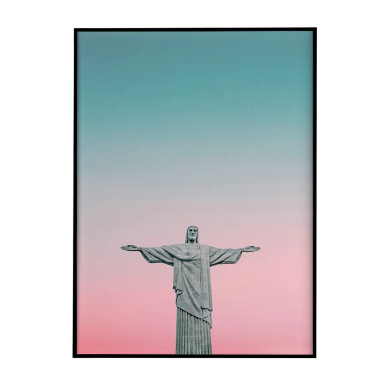 Quadro Cristo Redentor - Candy Colors