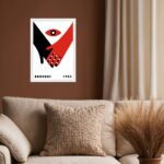 Quadro Decorativo Bauhaus - De Mãos Dadas