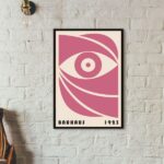 Quadro Decorativo Bauhaus Pink Eye