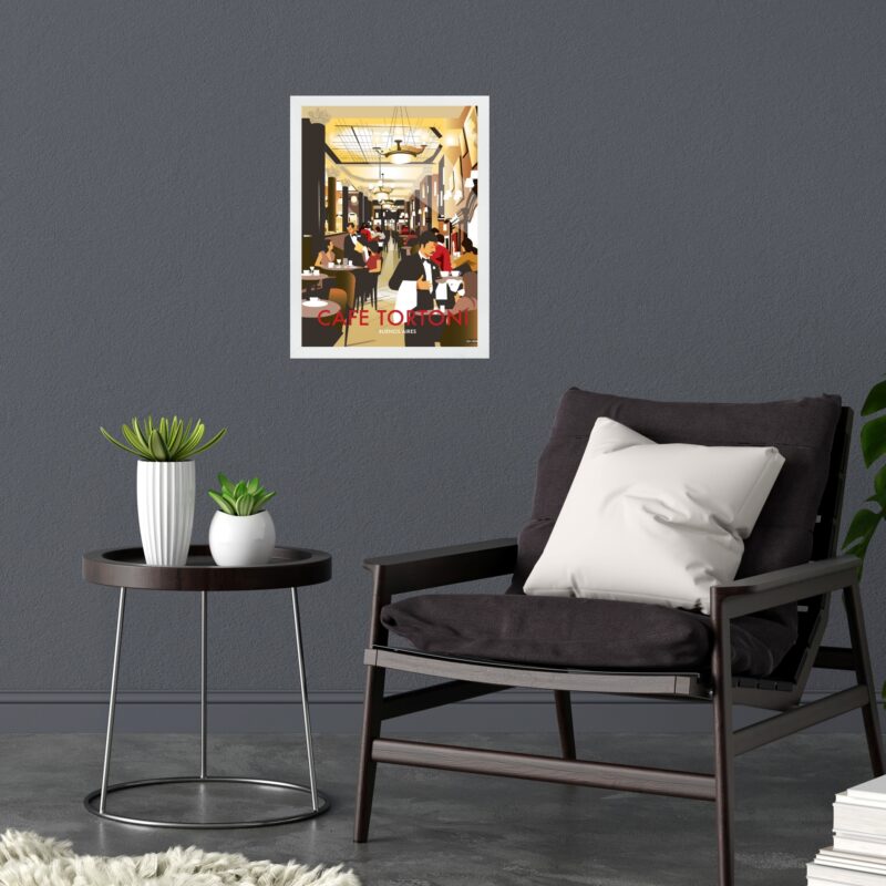 Quadro Decorativo Café Tortoni - Buenos Aires