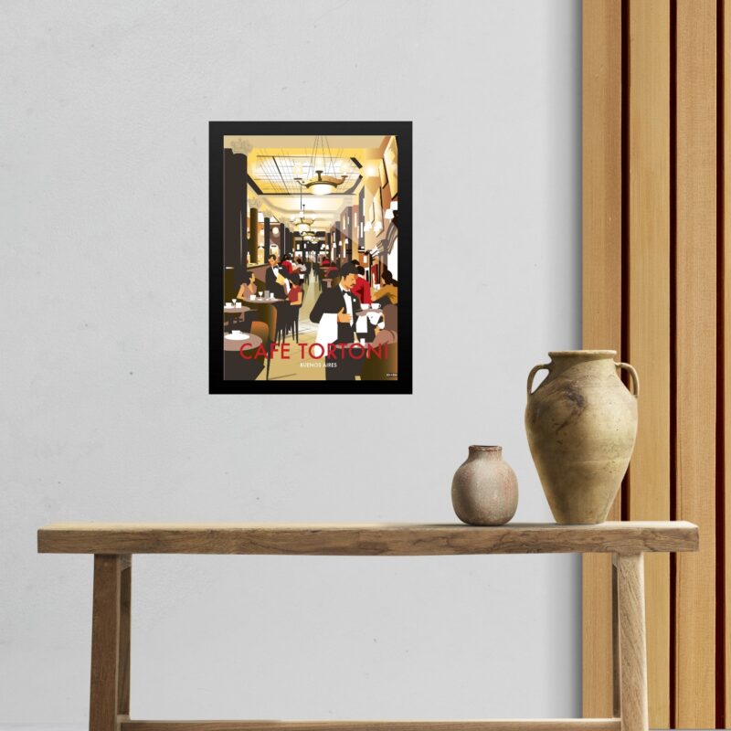 Quadro Decorativo Café Tortoni - Buenos Aires