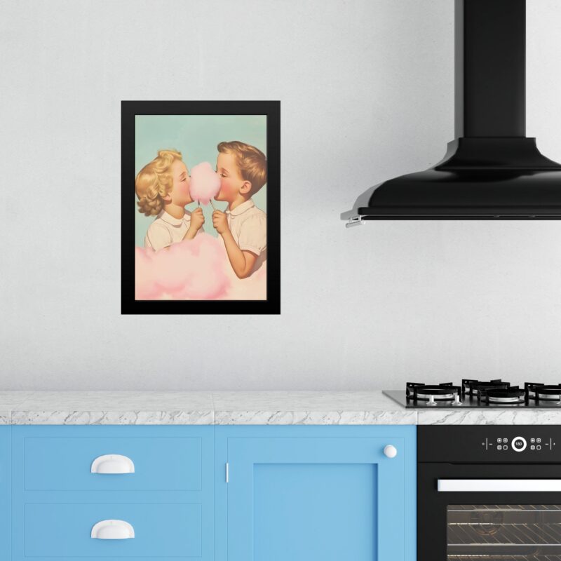 Quadro Decorativo Cozinha Crianças Algodão Doce