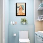 Quadro Decorativo De Banheiro Pin Up Girl