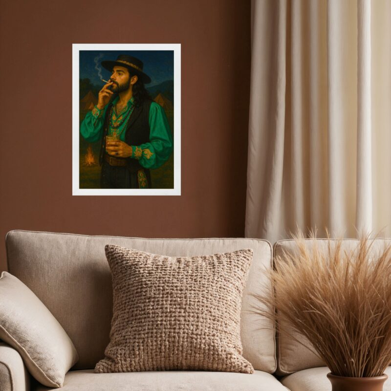 Quadro Decorativo Entidade Exú Cigano