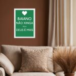 Quadro Decorativo Frase De Baiano