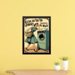 Quadro Decorativo Lavanderia Vintage Alexa