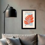 Quadro Decorativo Matisse - Folha Laranja