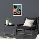 Quadro Decorativo Miami Florida