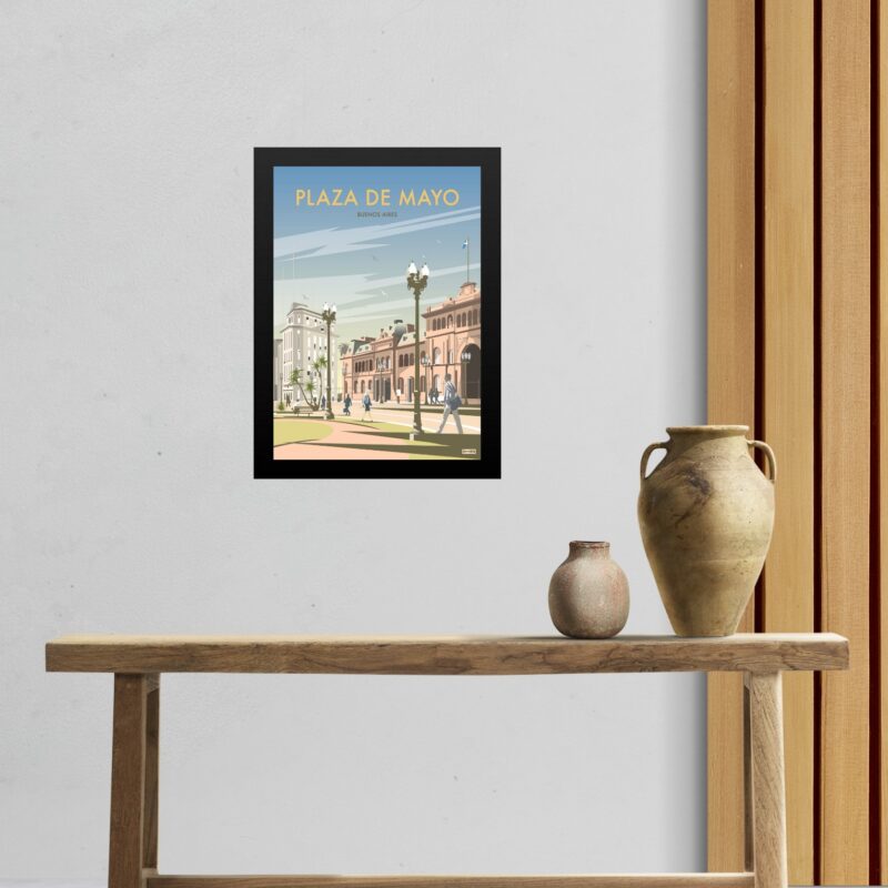 Quadro Decorativo Plaza De Mayo Buenos Aires
