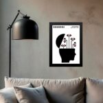 Quadro Decorativo Psicologia Bauhaus