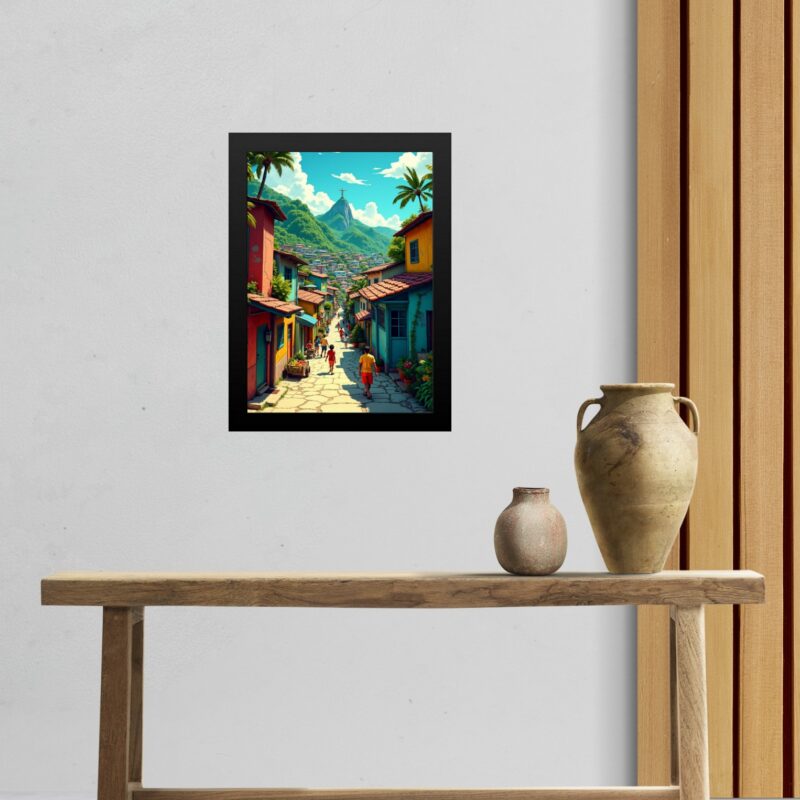 Quadro Decorativo Rio De Janeiro - Favela