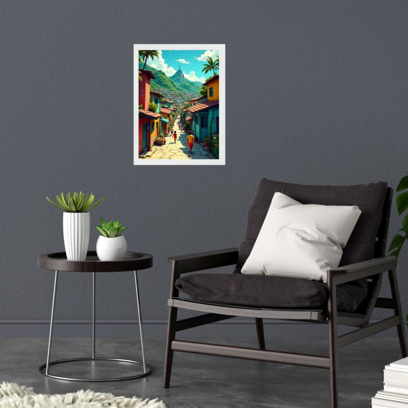 Quadro Decorativo Rio De Janeiro - Favela