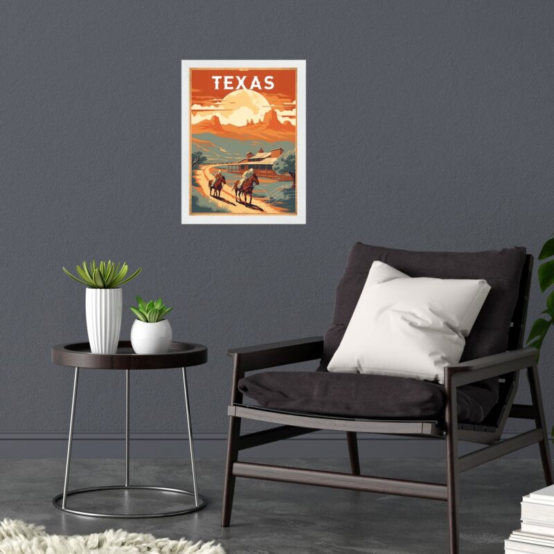 Quadro Decorativo Texas - EUA