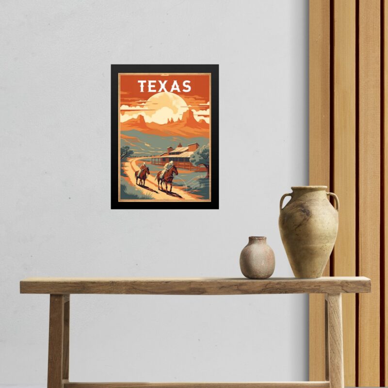 Quadro Decorativo Texas - EUA