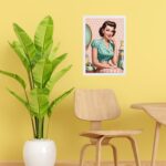 Quadro Decorativo Vintage Pin Up Girl - Poá