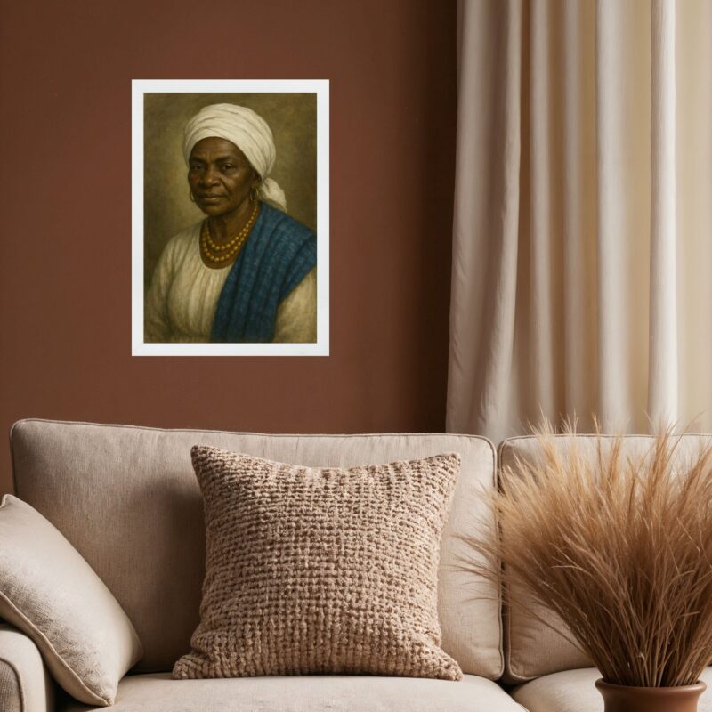 Quadro Decorativo Vovó Maria do Congo da Bahia