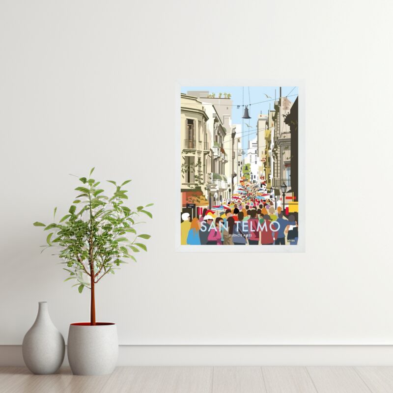 Quadro Decorativo San Telmo - Buenos Aires