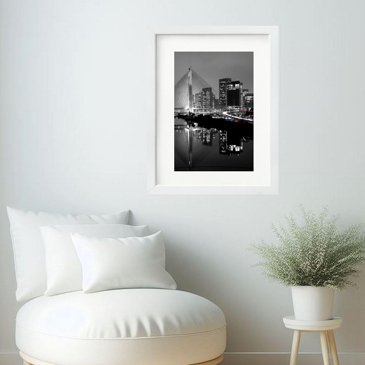 Quadro Fotografia Noturna São Paulo- 60x48 Cm