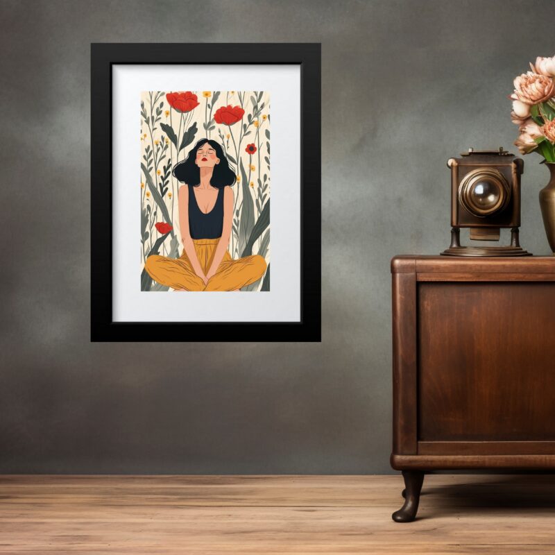 Quadro Interação Com a Natureza- 60x48 Cm