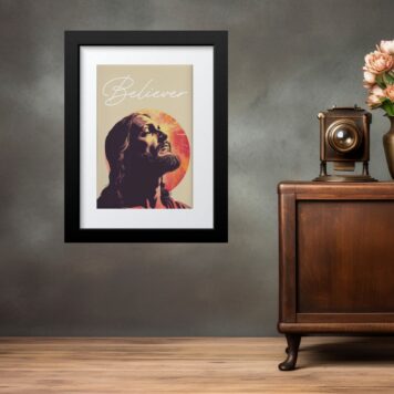Quadro Jesus Believer - 60x48 Cm