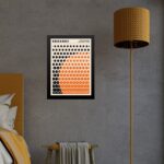 Quadro Laranja Bauhaus - Solar Mesh