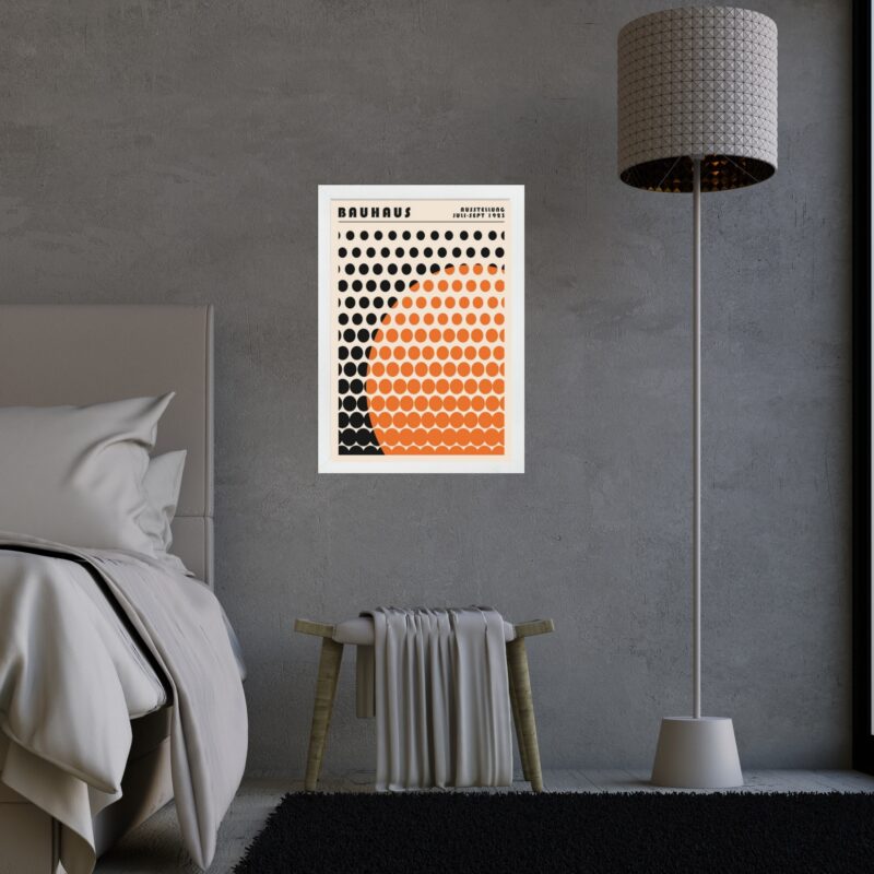 Quadro Laranja Bauhaus - Solar Mesh