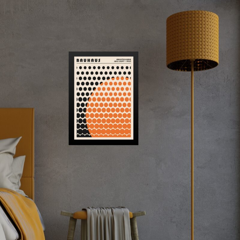 Quadro Laranja Bauhaus - Solar Mesh