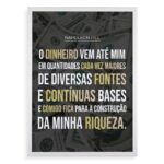 Quadro Lei da Atração - Napoleon Hill