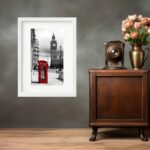 Quadro Londres Cabine Vermelha- 60x48 Cm