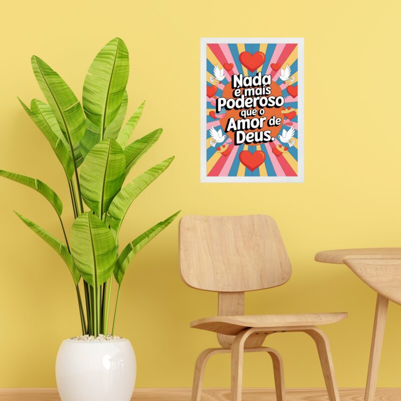 Quadro O Poderoso Amor De Deus