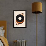 Quadro Orange Bauhaus - Musical Happiness