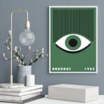 Quadro Poster Bauhaus - Olho Verde