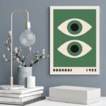Quadro Poster Bauhaus - Olhos Verdes