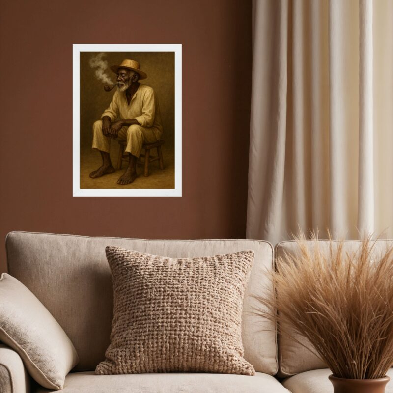 Quadro Preto Velho vô Benedito