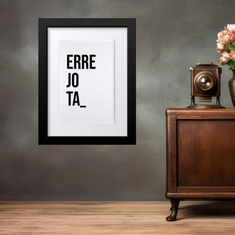 Quadro Rio De Janeiro Errejota - 60 x 48 Cm