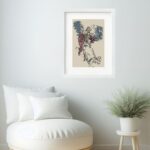 Quadro São Miguel Arcanjo Abstrato- 60x48 Cm