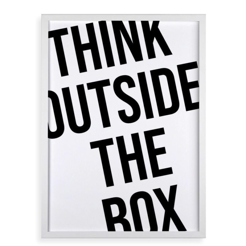 Quadro Think Outside The Box