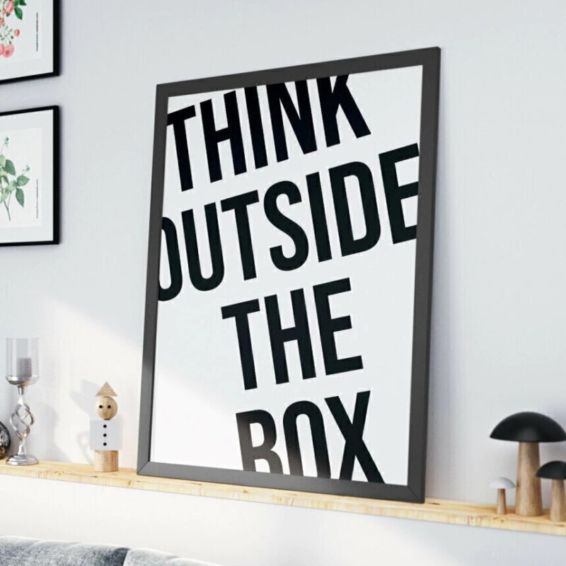 Quadro Think Outside The Box