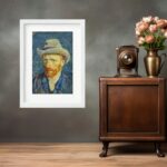 Quadro Van Gogh Autorretrato - 60x48 Cm