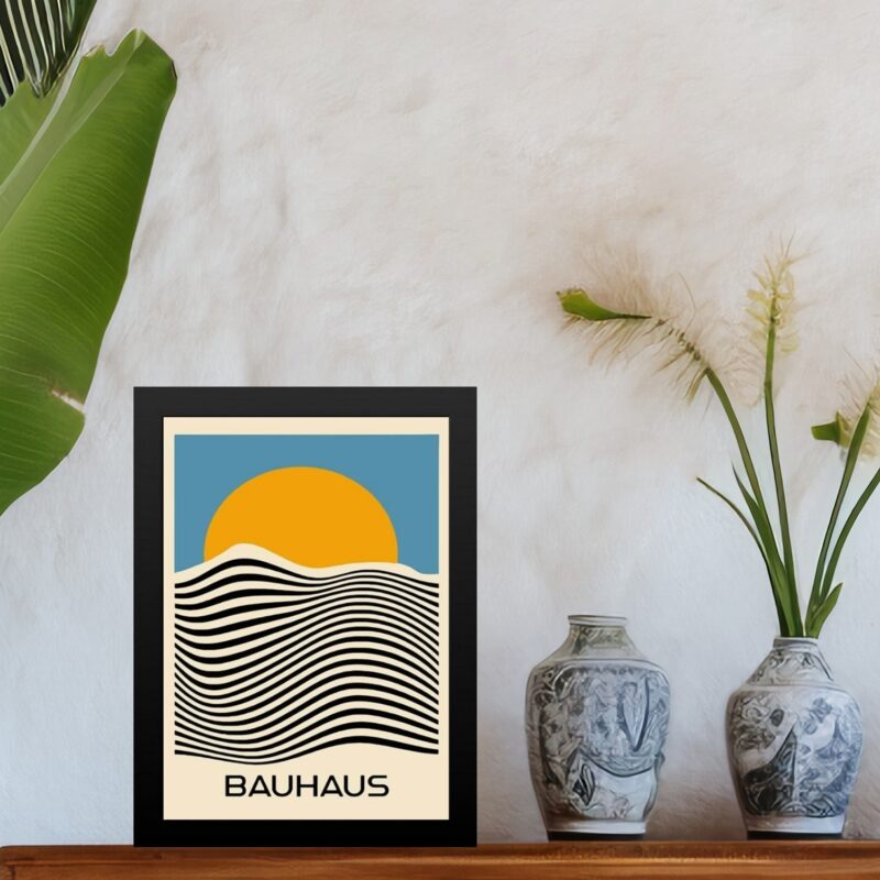 Quadro Arte Bauhaus - Nascer Do Sol