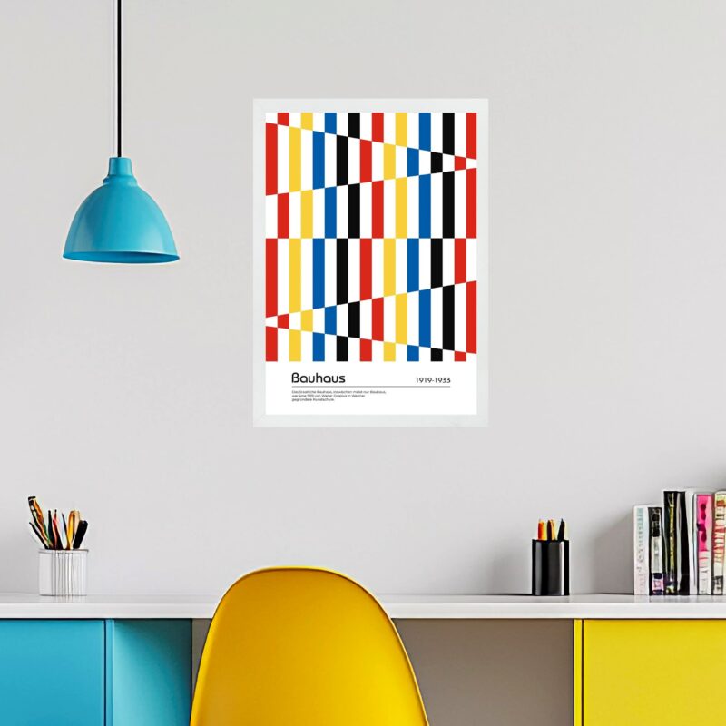 Quadro Bauhaus Multicolor - Abstract Poster