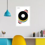 Quadro Bauhaus Vintage Multicolor - Musical Happiness