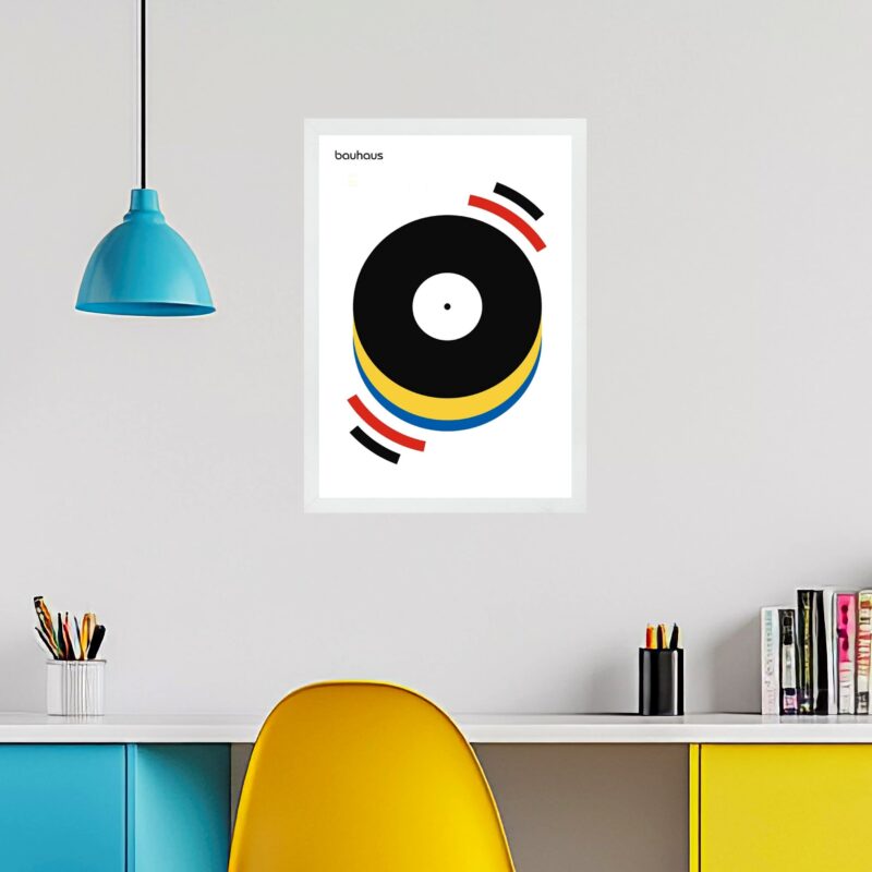 Quadro Bauhaus Vintage Multicolor - Musical Happiness
