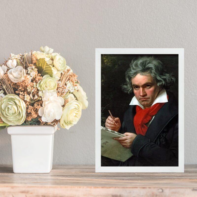 Quadro Decorativo Arte Clássica - Beethoven
