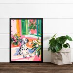 Quadro Decorativo Banheiro Dalmata Flores